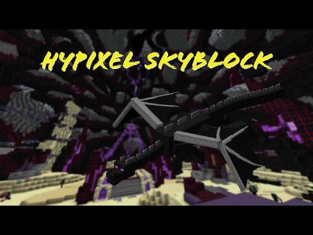 First time placing eyes and i got a SUPERIOR DRAGON?!! -Hypixel Solo Skyblock