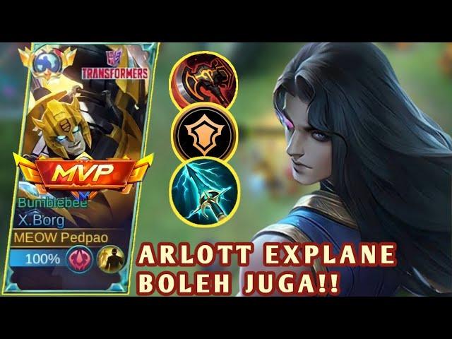 ini kan yang kalian cari‼️arlott explane build damage • x.borg always brutal gameplay