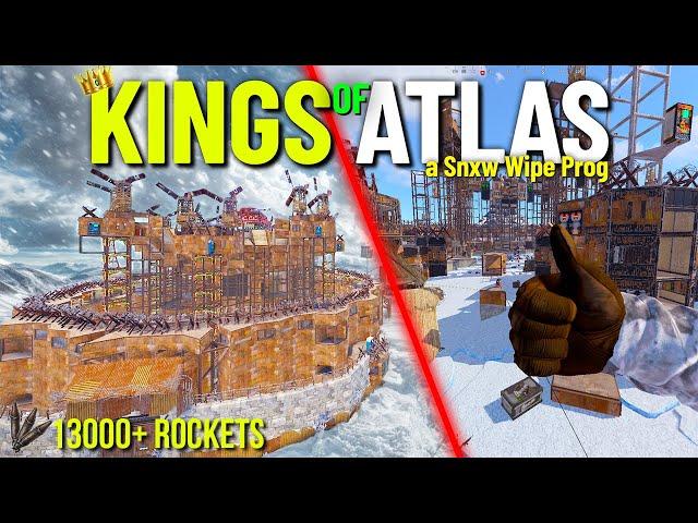 How Shooting 13,000 Rockets Made Us THE KINGS OF ATLAS - Atlas EU Monthly | Rust Movie