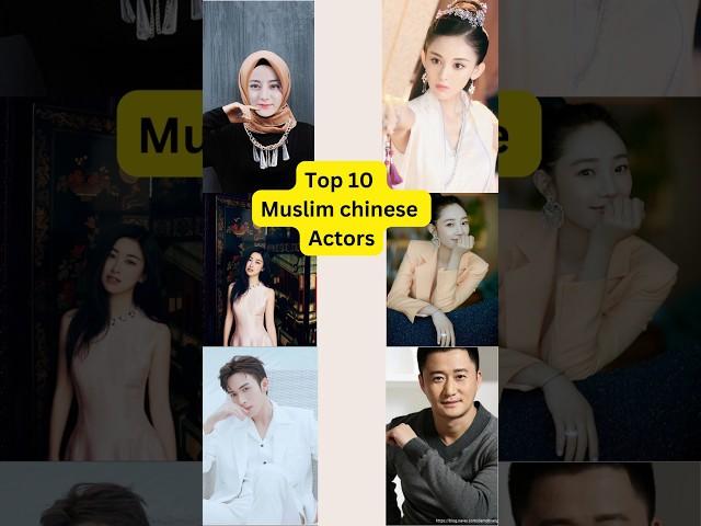 "Top 10 Muslim Chinese Actors"#chinesedrama #chineseactors #viral #shorts #yt #trending #status #fyp