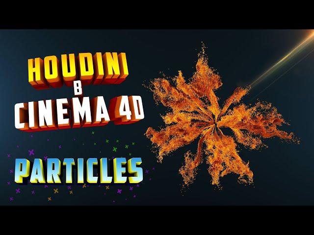 Export particles from Houdini to Cinema 4D | Birth Particles at Houdini for Beginners