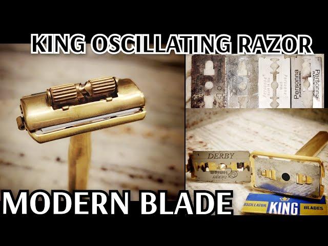 1930's KING OSCILLATING RAZOR | 1ST DOME SHAVE WITH OSCILLATING MODERN BLADES!