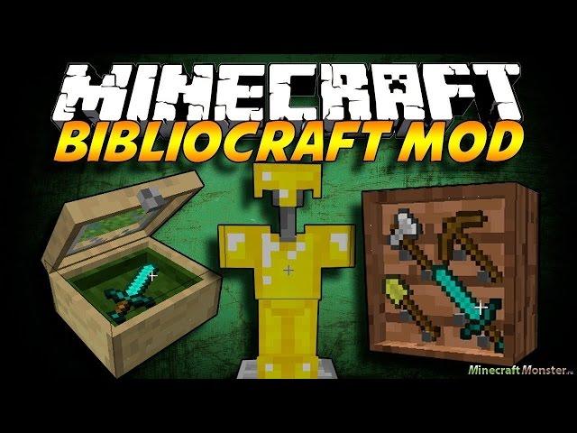 Обзор мода BiblioCraft #1