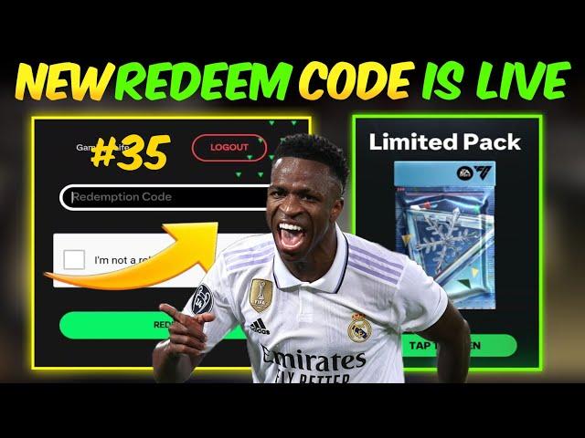 HOW TO GET NEW REDEEM CODES CODIGOS BLASS KODE HARI INI TODAY CANJEAR IN EA FC FIFA MOBILE 24 25