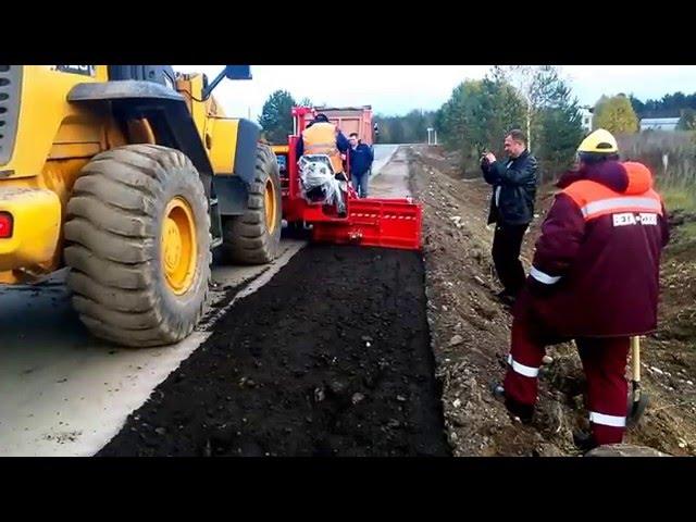 Хидрог. Машина для отсыпки дорожных обочин HYDROG DG 1500/ Machine for pouring roadsides