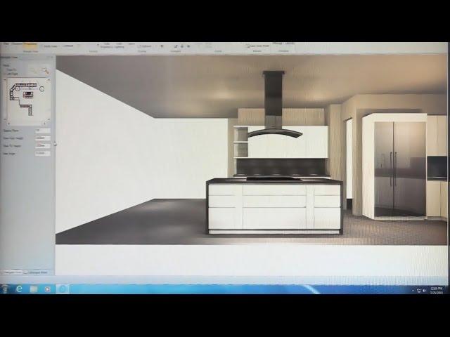 Alno San Francisco kitchen design with 3D model