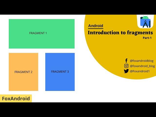 Introduction to Fragments - Android Studio Tutorial || Foxandroid || Part - 1