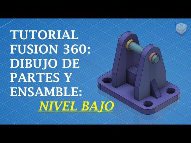 Tutorial Autodesk Fusion 360: Lift point: Dibujo de partes y ensamble: Nivel bajo