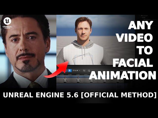 MetaHuman Facial Animation from Any Video in Unreal Engine 5 6 – Easy & Powerful Workflow!