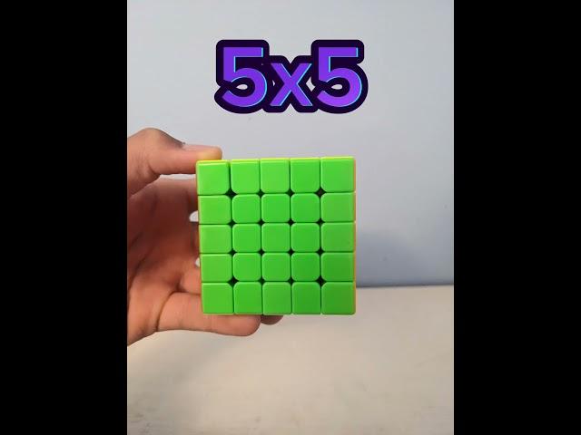 RUBIK'S CUBES FROM 2x2-7x7... #rubikscube #cubing #tingman #viral #puzzle