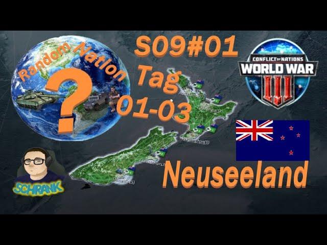 Random Nation S09#01 Tag 01-03 Neuseeland Conflict of Nations World War III