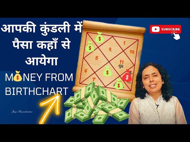 खुदकी कुंडली कैसे पढ़े?आपकी कुंडली में पैसा कहाँ से आयेगा?Money As Per Birthchart?Jaya Karamchandani