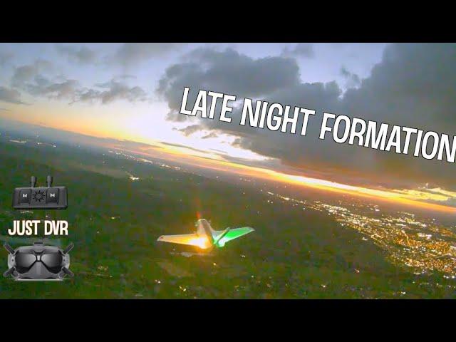  Into the Night Formation  AtomRC Dolphin & Swordfish, Ritewing Mini Drak & Spec - Fixed Wing FPV