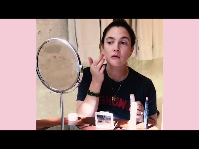 Drew Barrymore's Dewy Summer Skin & Lips Tutorial