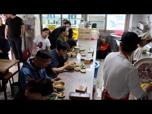 줄서서 먹는 맛있는 국숫집 4곳 모아보기 / korean street food / Korean noodles