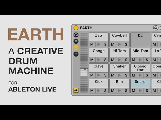 EARTH: A Powerful Drum Machine for Ableton Live