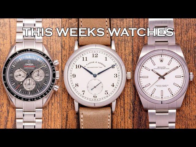 This Weeks Watches - Platinum Lange 1815, Omega Speedmaster Soyuz, Garrick, Rolex, JLC &More [EP158]