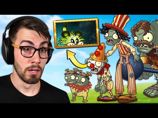 I Survived the Zombie Circus and Unlocked TIGER GRASS! (Plants vs Zombies 2)