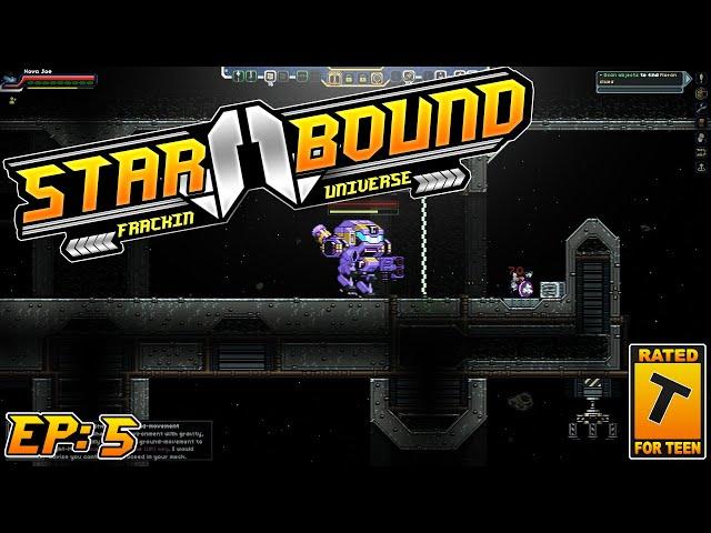 Starbound 1.4 Frackin Universe Let’s Play S2 Ep 5, “Mech’s and Tech!”