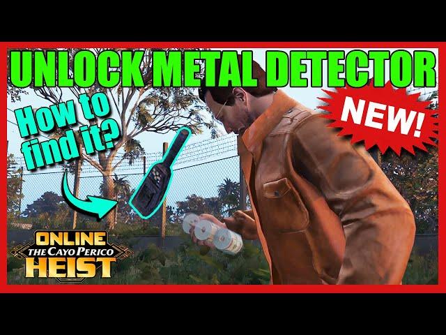 How To Unlock The Metal Detector - BURIED STASHES ON CAYO PERICO | GTA 5 ONLINE