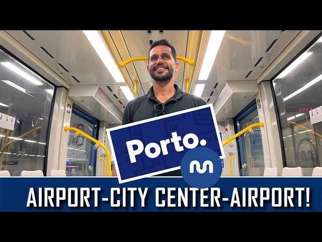 HOW TO GET TO DOWNTOWN PORTO FROM THE AIRPORT  (OPO) FRANCISCO SÁ CARNEIRO AND BACK TO OPORTO