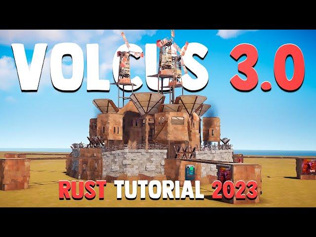 THE VOLCUS 3.0  DUO/TRIO/SQUAD | TUTORIAL BASE DE RUST 2023