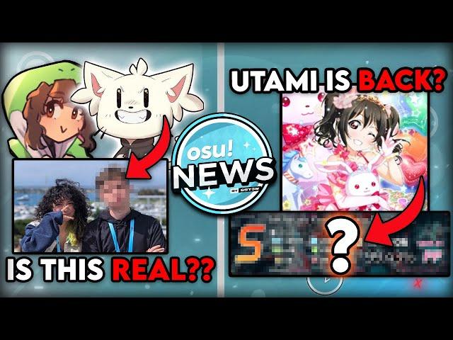 WhiteCat FACE REVEAL?! | Utami Set NoMod PP Record?! (1.2K pp), WindowLife Top 10?! osu! News