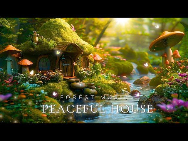 The Peace of The Moss House Next to The StreamEnchanting Forest Music Heals mood, Relaxes, Sleeps