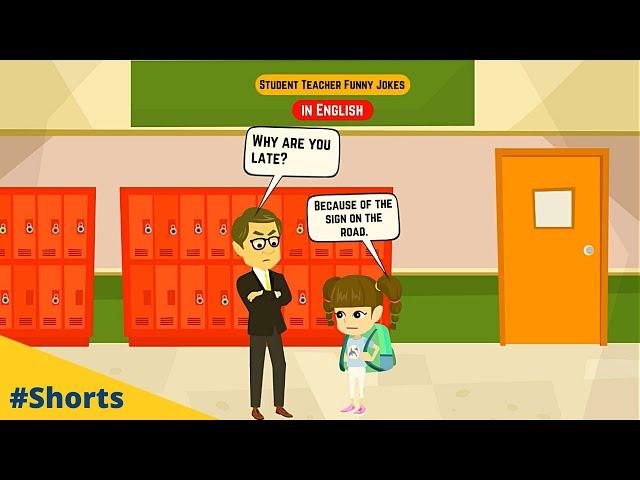 Student Teacher Funny Jokes in English - 1 Minutes #shorts