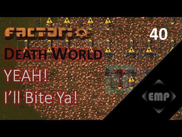 Factorio 0.16 YEAH! I'll Bite Ya! 40: [SMELTING] Copper!! | Death World