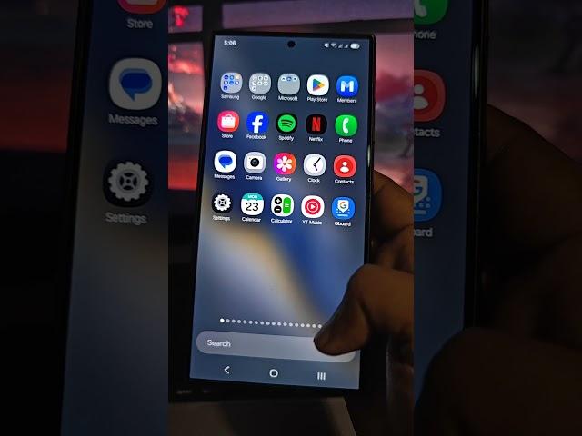 Change App Drawer Style on Samsung Phone  #samsungtips #oneui7 #s24ultra