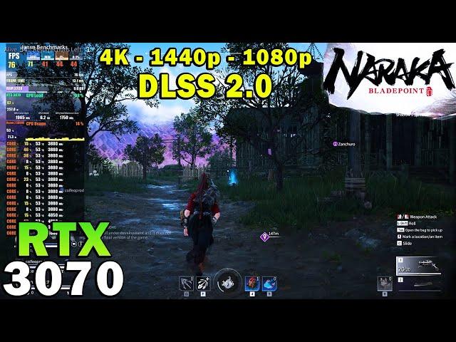 Naraka: Bladepoint | RTX 3070 | Ryzen 7 5800X | DLSS 2.0 | Maximum Settings