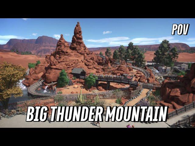 Big Thunder Mountain - POV - Disneyland in Planet Coaster