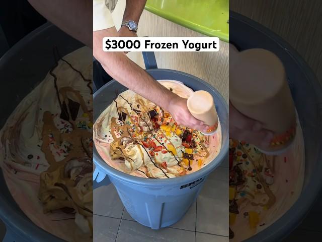 Making the world’s most expensive bowl of frozen yogurt 