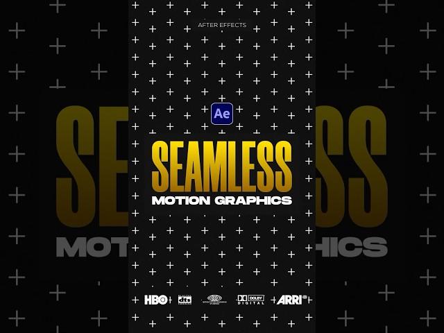 Create Seamless Motion Graphics in After Effects