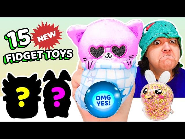 Fortune Fidgets?! 15 NEW UNIQUE Weird Fidget Toys From Viral Tiktoker