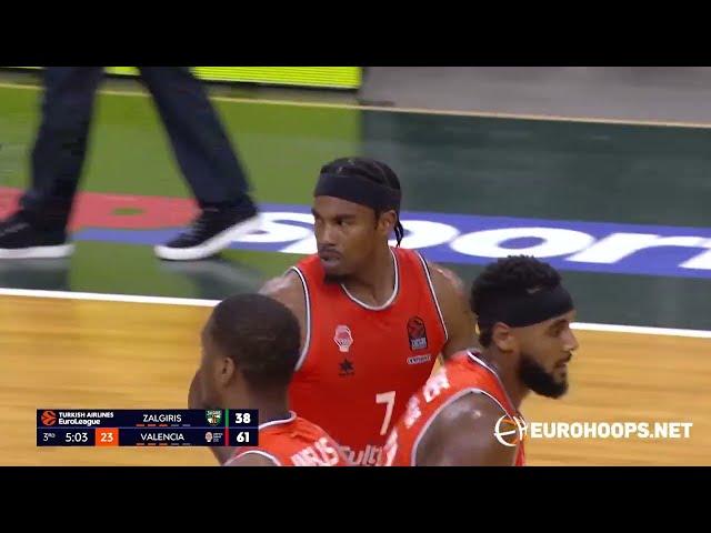 Zalgiris Kaunas-Valencia Basket 72-87: Chris Jones (16 points, 4 assists)