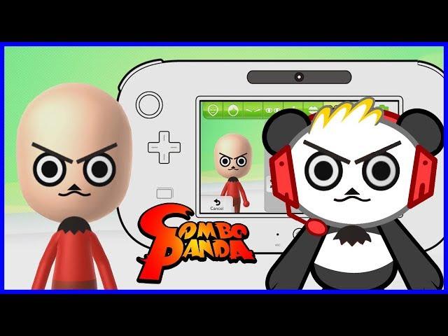 Making a Mii on Nintendo Wii U Let's Play with Combo Panda