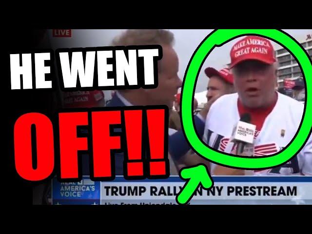 Random dude at MAGA rally tells the craziest story!!!