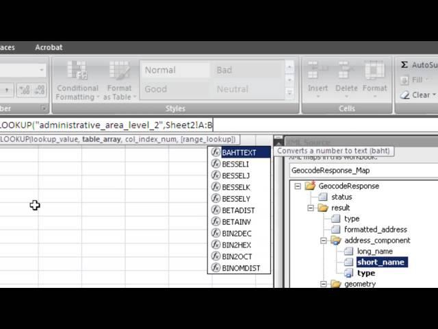 Excel VBA - Easily parse XML data from a file or website using XML Maps