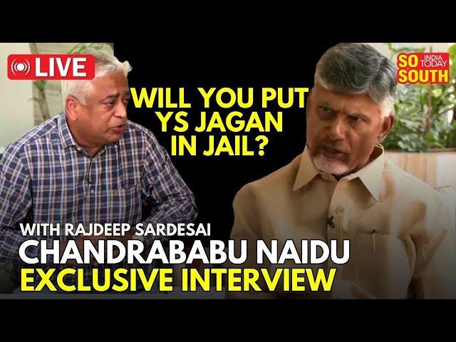 Live: Rajdeep Sardesai Interview with Chandrababu Naidu | AP ELECTIONS 2024 | SoSouth