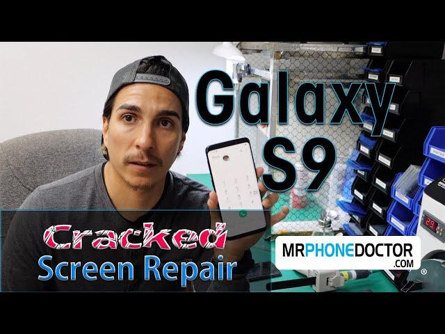 Samsung Galaxy S9 Cracked Front Screen Repair - Without Taking Phone Apart