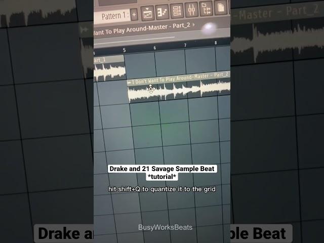 Drake and 21 Savage Sample Beat *tutorial*  