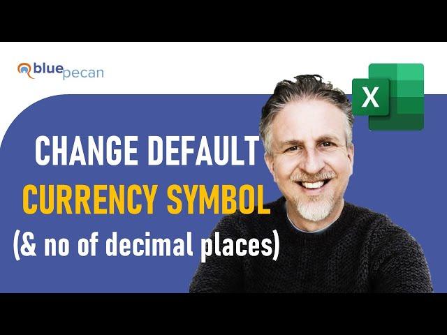 How to Change Default Currency Symbol in Excel (& decimal places)  | Default Currency in Windows