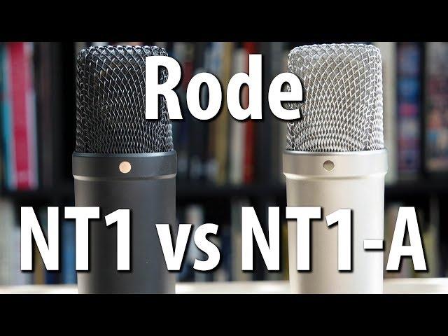 Rode NT1 vs Rode NT1-A - Ein kleiner Vergleich - Gemeinsamkeiten und Unterschiede