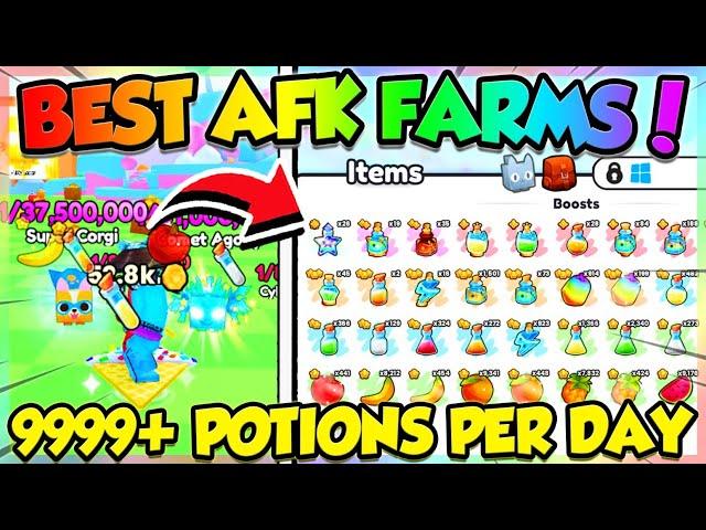 ALL BEST *AFK FARMS* in PETS GO Roblox!!