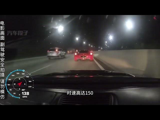 马来西亚高速飙车，简直堪比极品飞车#法拉利458 #本田ek4 #jdm #马来西亚