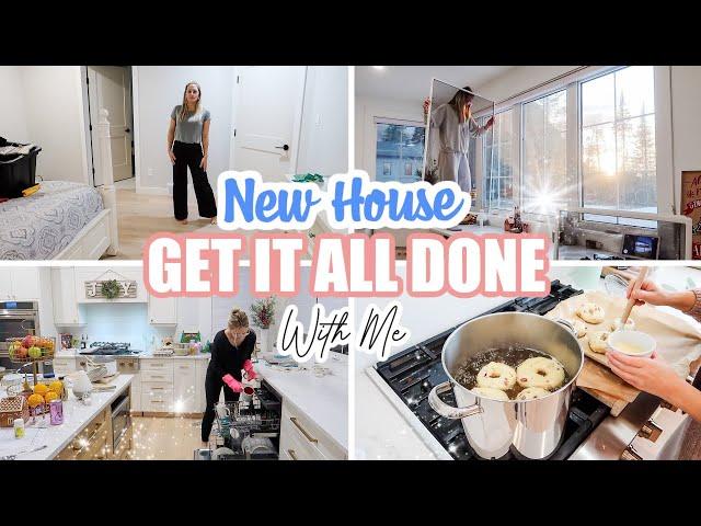 NEW GET IT ALL DONE CLEANING & HOMEMAKING MOTIVATION CLEANING MY HUGE KITCHEN | Amanda's Daily Home