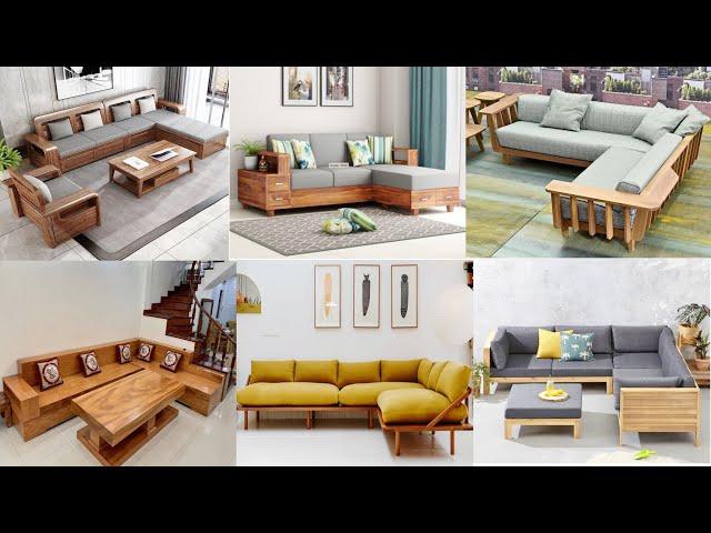 2024 SUPERIOR L Shape Sofa | Modern Sofa Set Design | Sheesham Wooden Sofa set