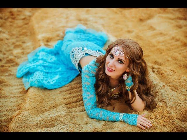 Bellydance light show Tatyana Dementeva